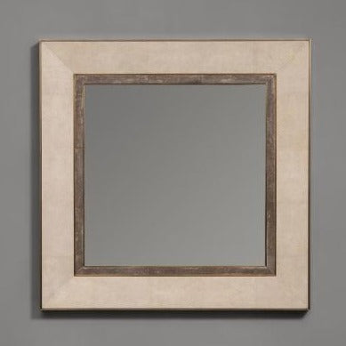 Volta Mirror - Natural Speckle Shagreen