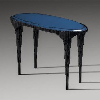 Lapis Side Table - Lapis Lacquer