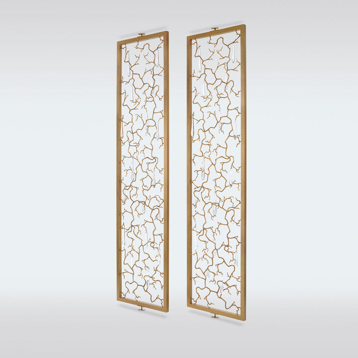 Aqua Vertical Room Divider