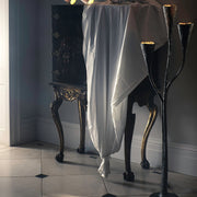 Ophelia Floor Lamp - Nero with Etched Gold