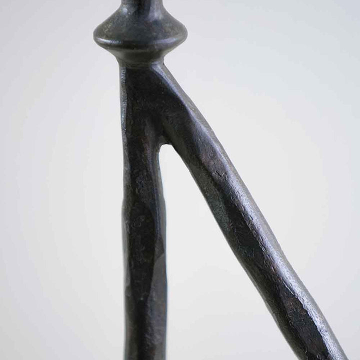 Stanley Demi Lune Console - Bronzed shown with Verdi Fantastico marble top