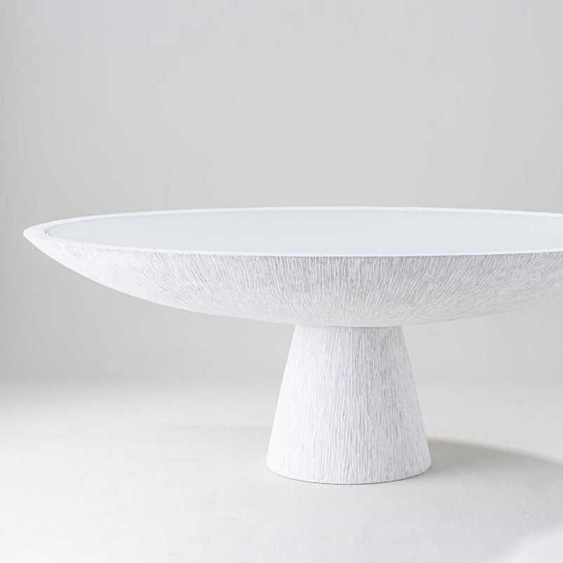 Marina Coffee Table - Scratched Plaster