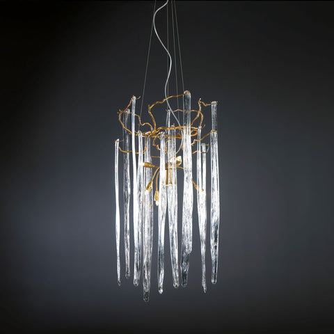 Waterfall Round Small Chandelier
