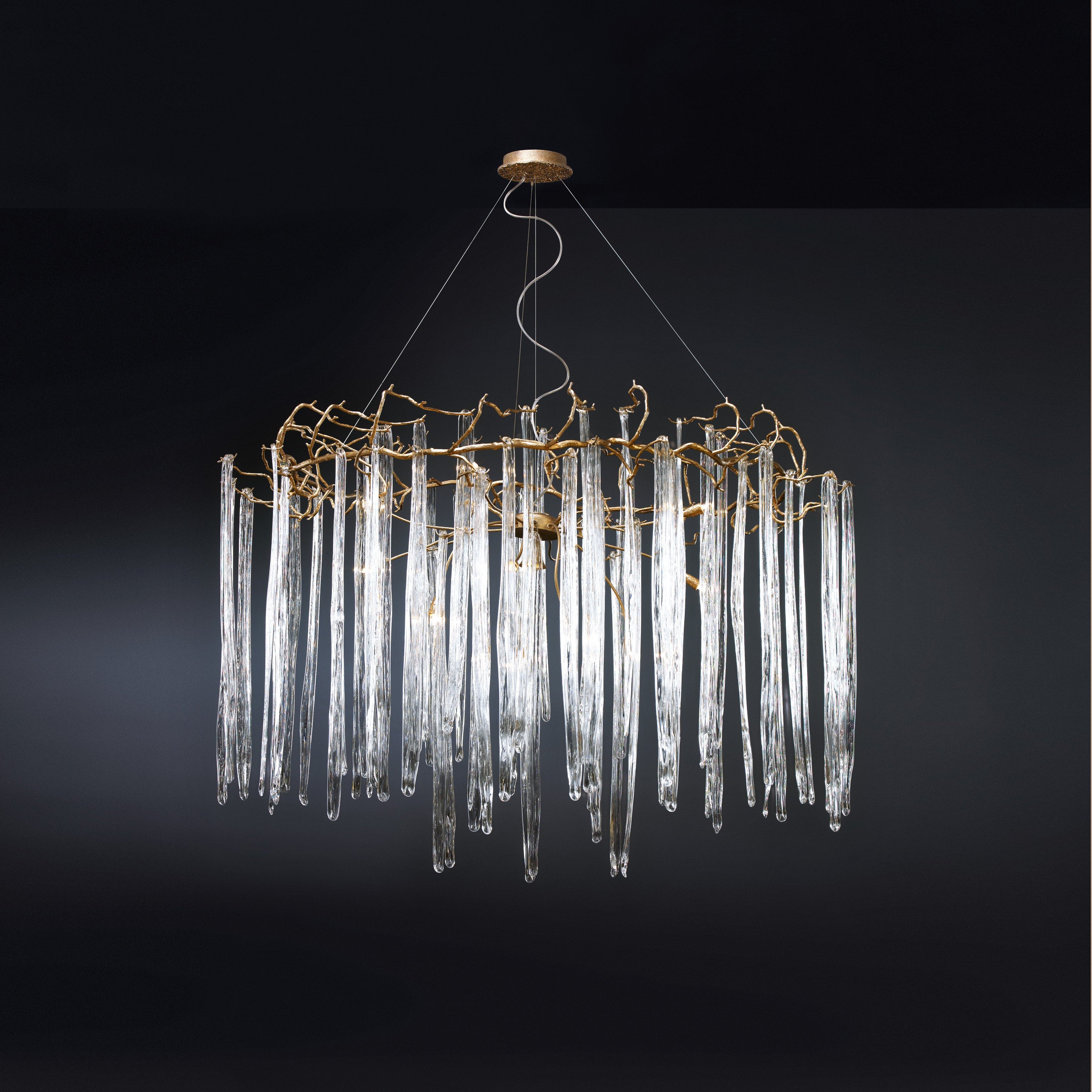 Waterfall Round Large Chandelier