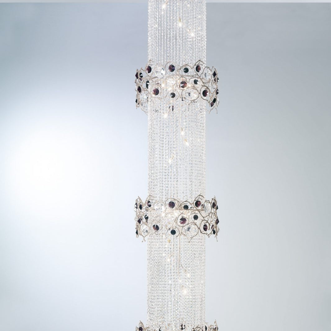 Diamond Cylindrical Tier Chandelier