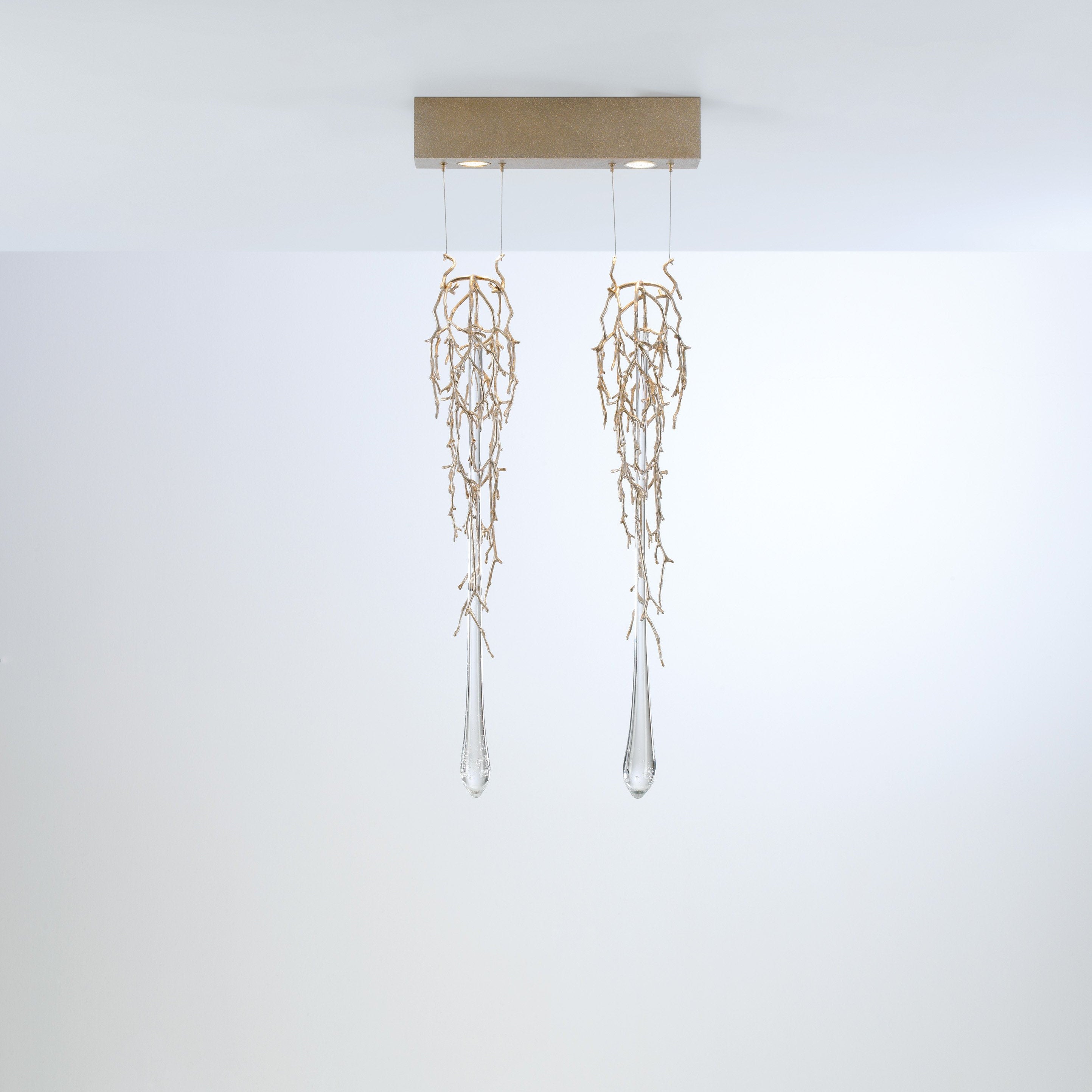 Liquid Double Chandelier