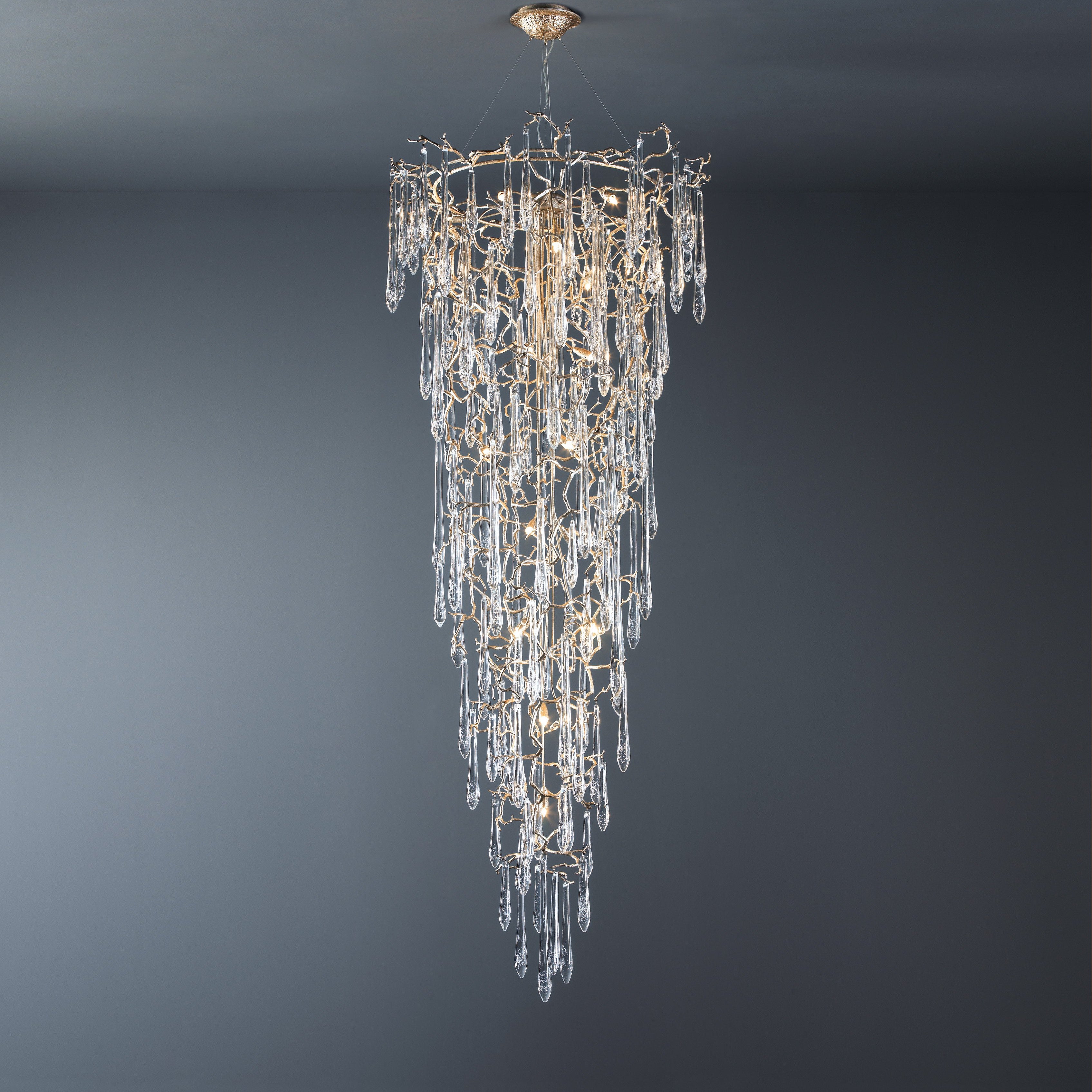 Aqua Staircase Large Chandelier