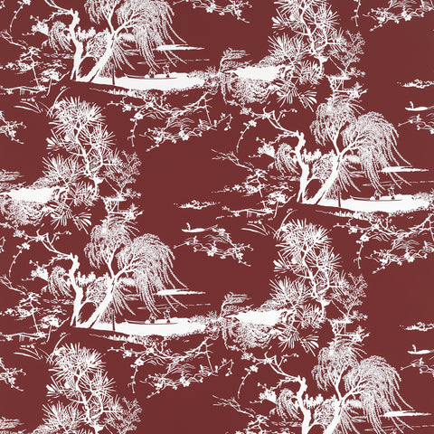 A Contre-Jour Wallcovering - Marsala