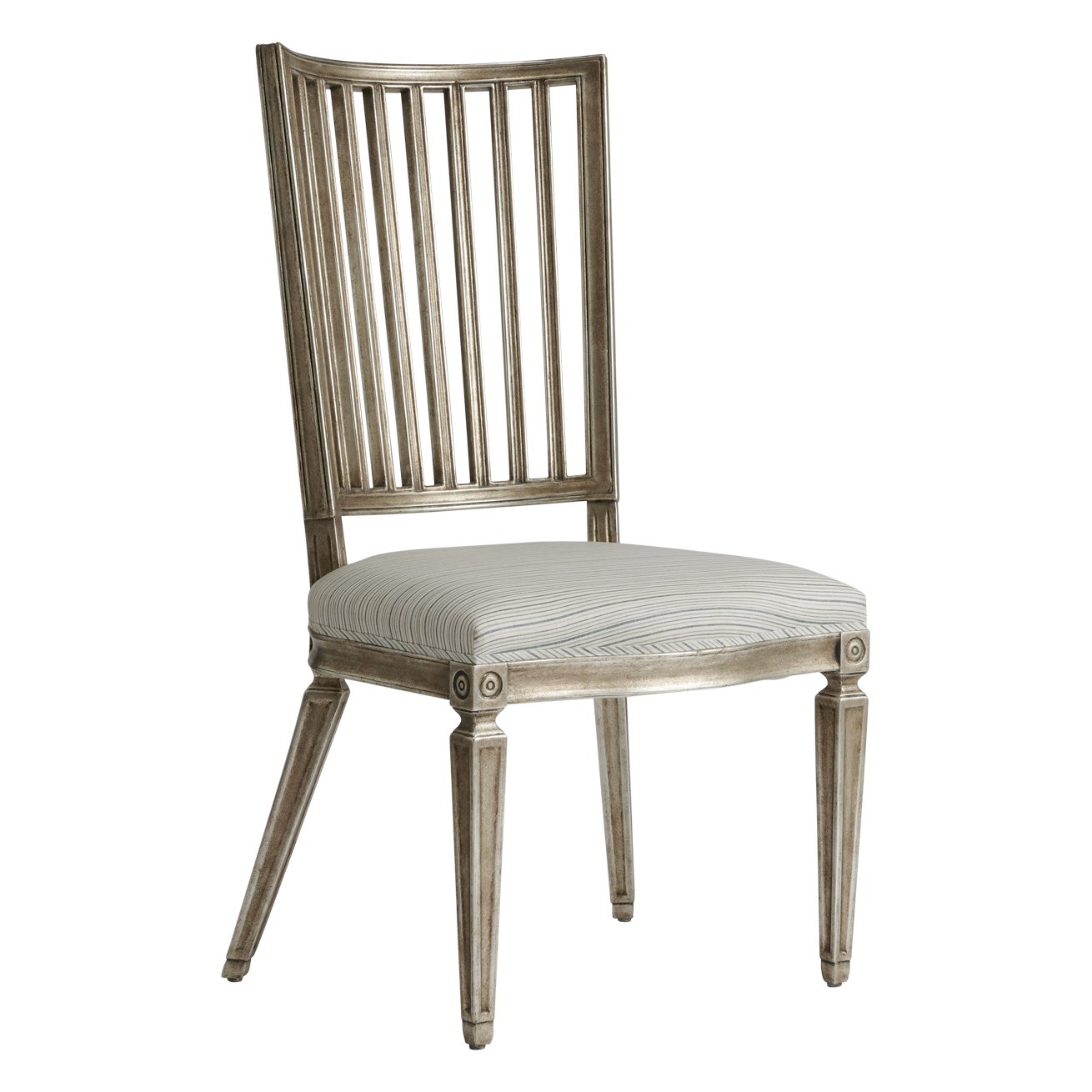 Italian Louis XVI Sidechair Silver