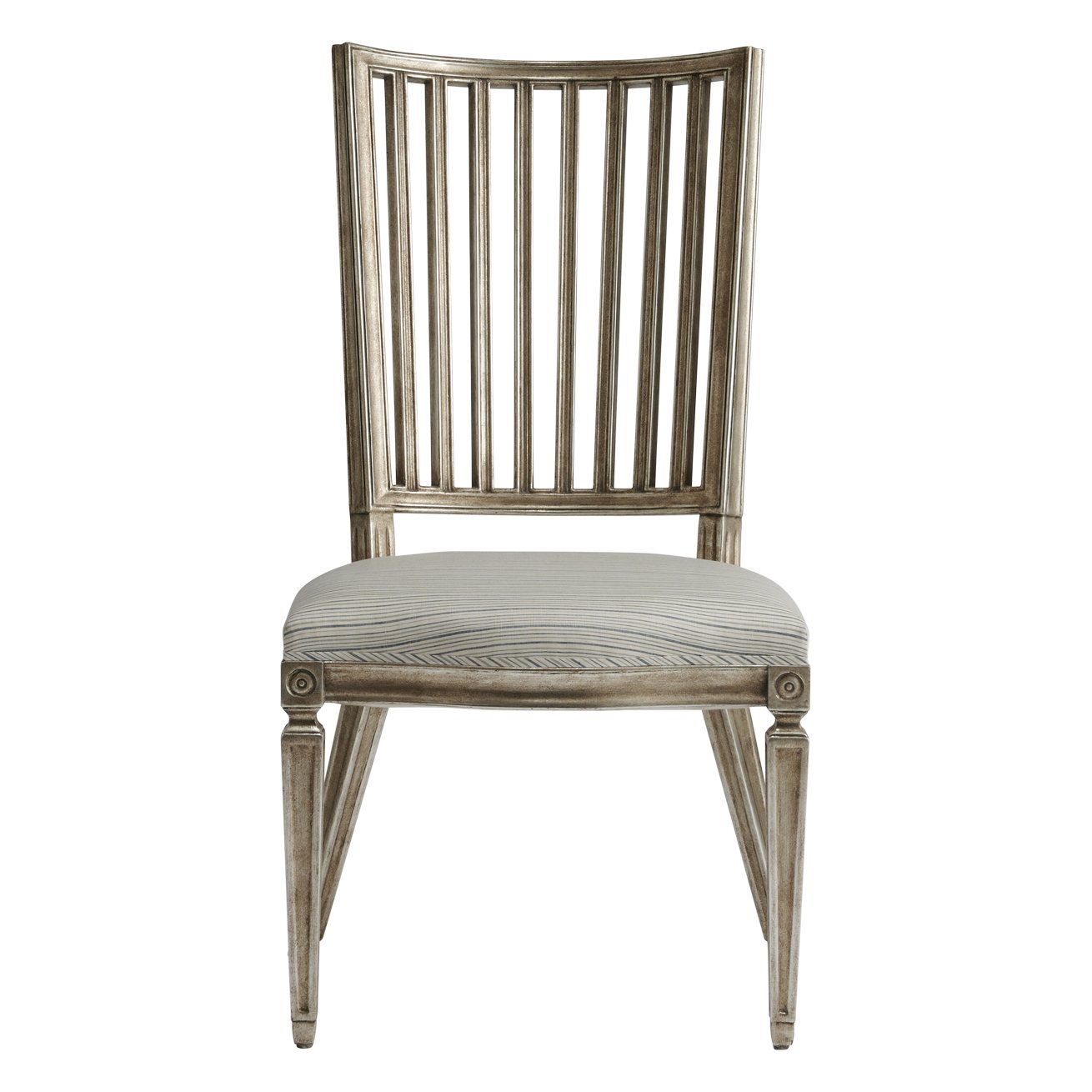 Italian Louis XVI Sidechair Silver