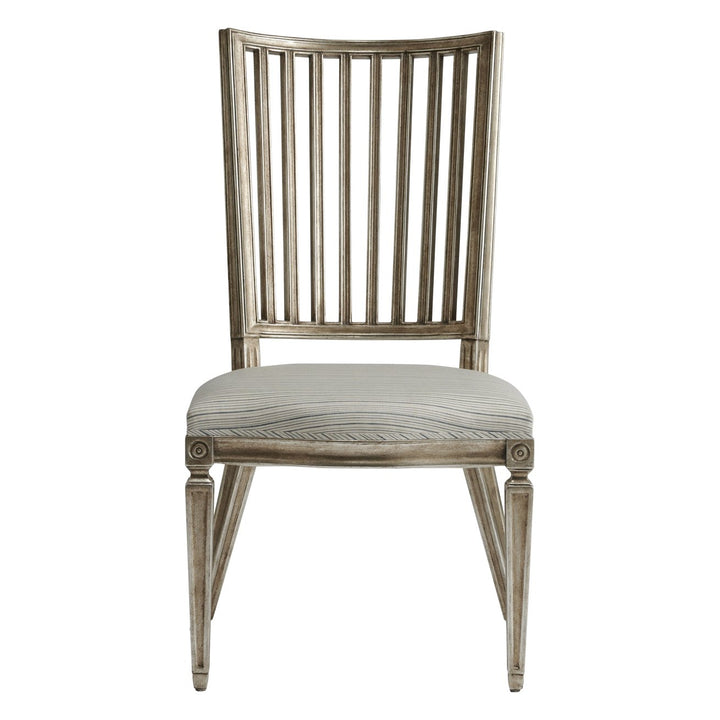 Italian Louis XVI Sidechair Silver