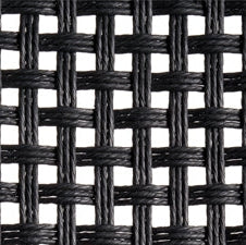 Danish Cord - Black (Open Weave)