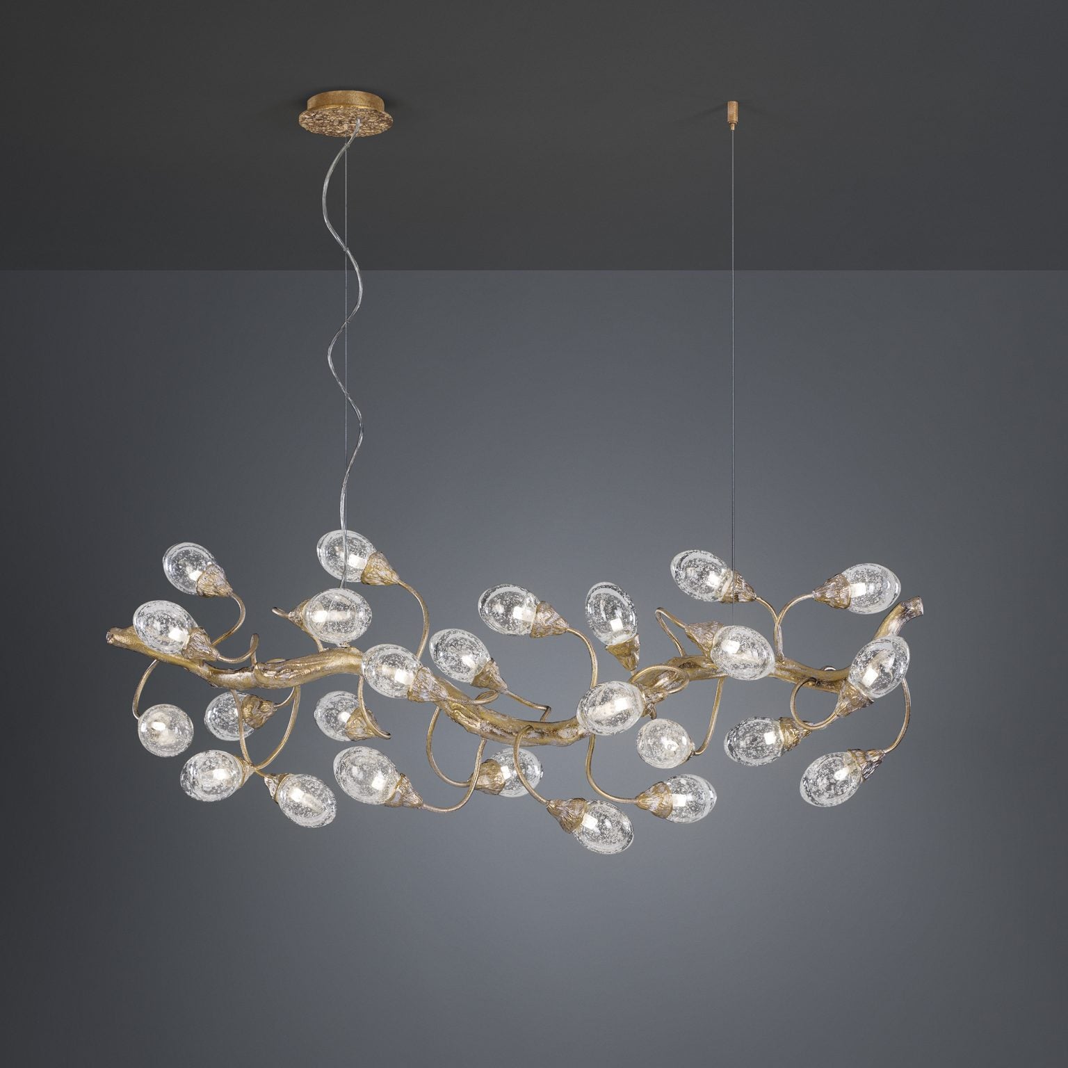 Lotus Horizontal Small Chandelier