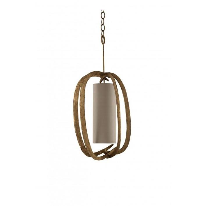 Miro Pumpkin Chandelier - French Brass