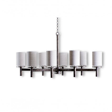 Small Neptune Chandelier - Burnt Silver