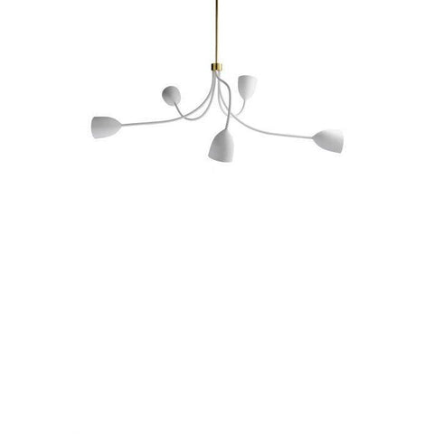 Tulip Ceiling Light - Plaster White