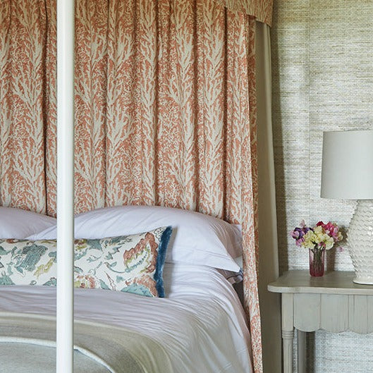 Coral Stripe - Faded Rose