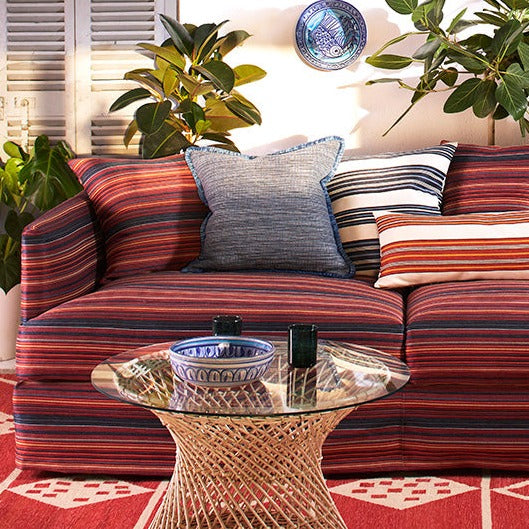 Narrow Anatolia Stripe - Red & Blue