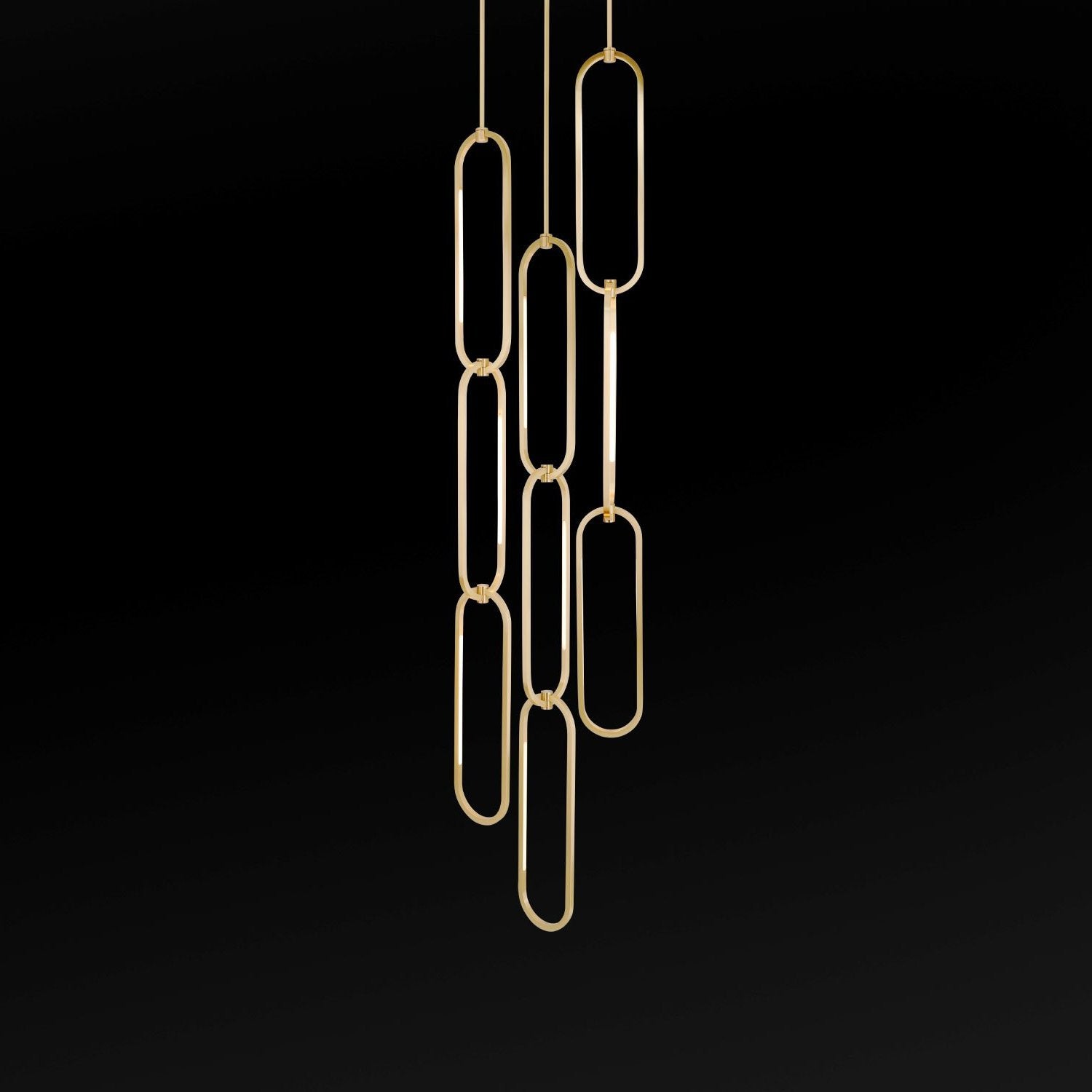 Ovalo Chain Pendant Cluster