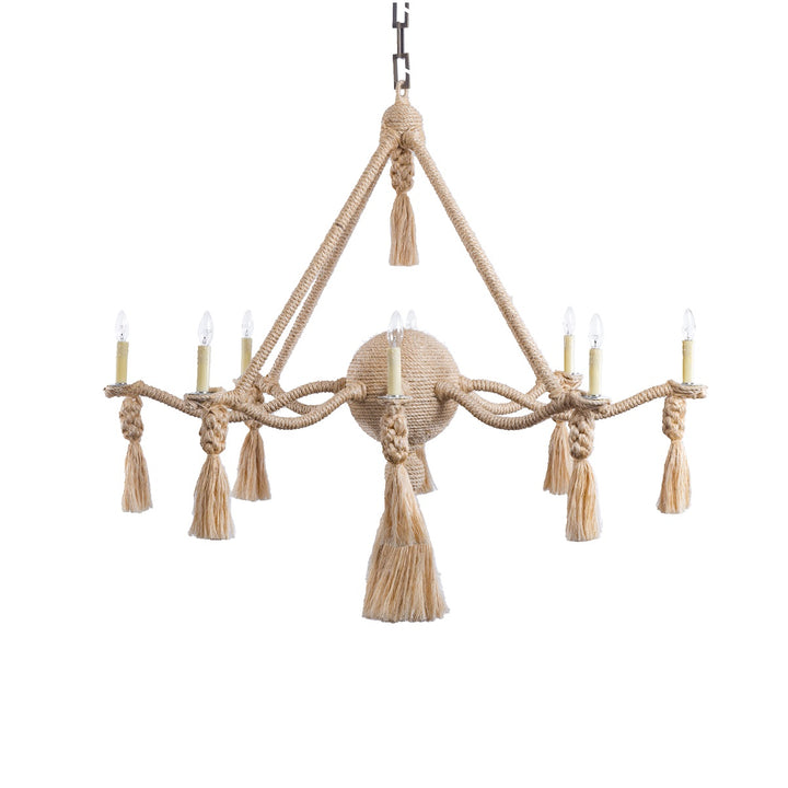 Oval Rope Chandelier