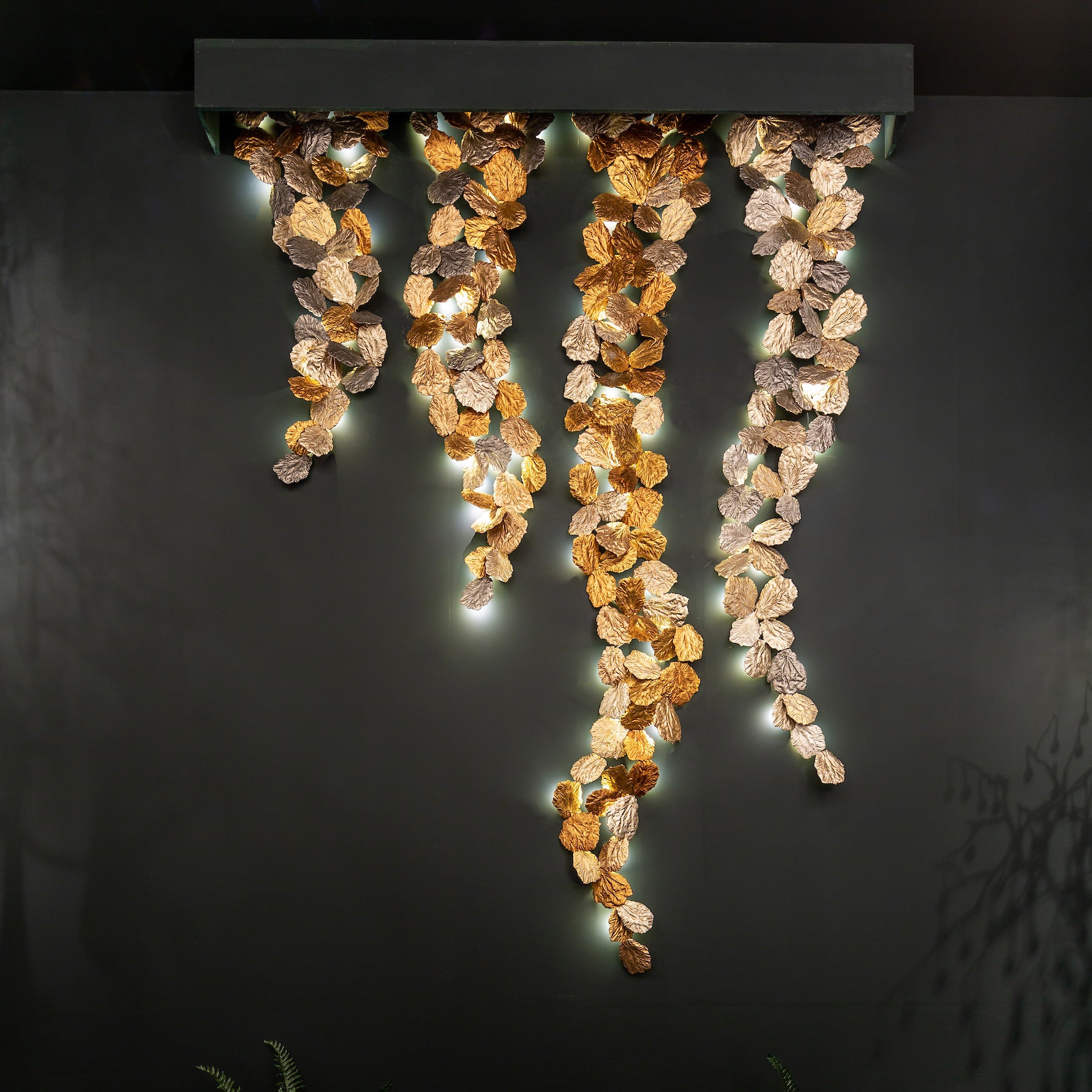Pathleaf Cascading Medium Wall Sculpture