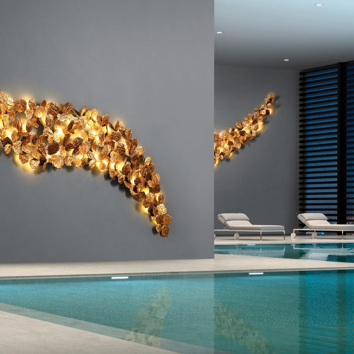 Pathleaf Serpentine Wall Sculpture