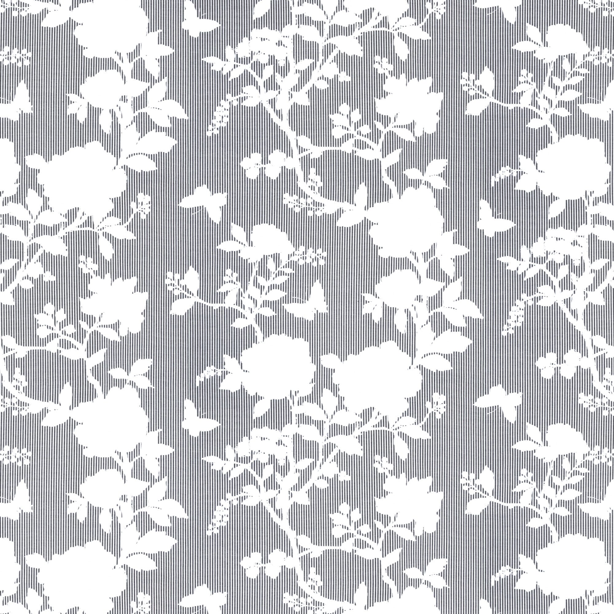 Peony Pinstripe - Graphite