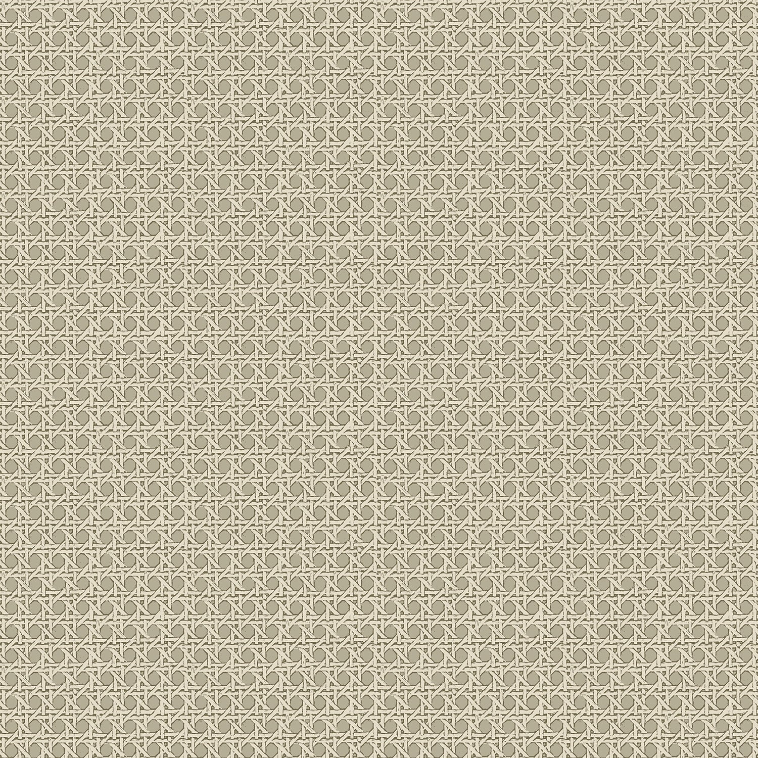 Petit Rattan Wallpaper - Cafe