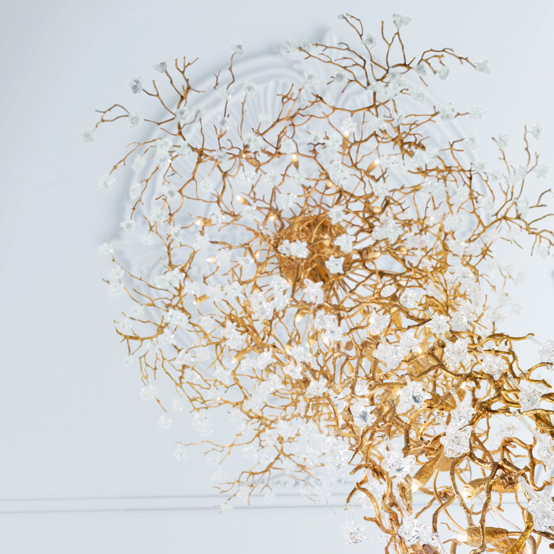 Coral Funnel Staircase Chandelier