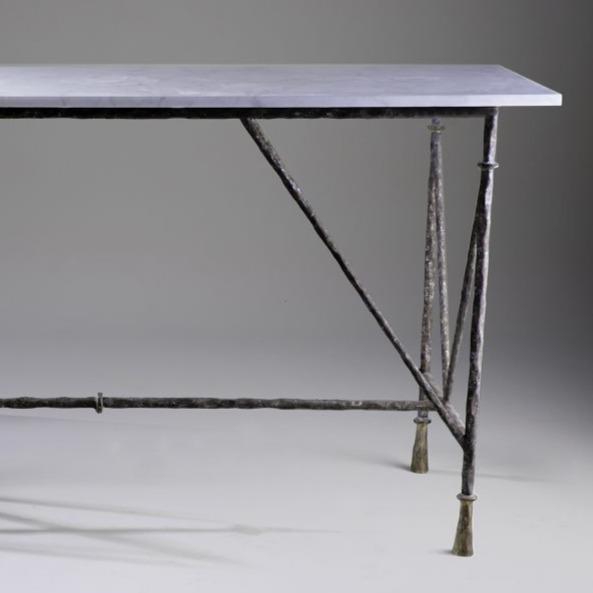 Stanley Console Table - Old Rust