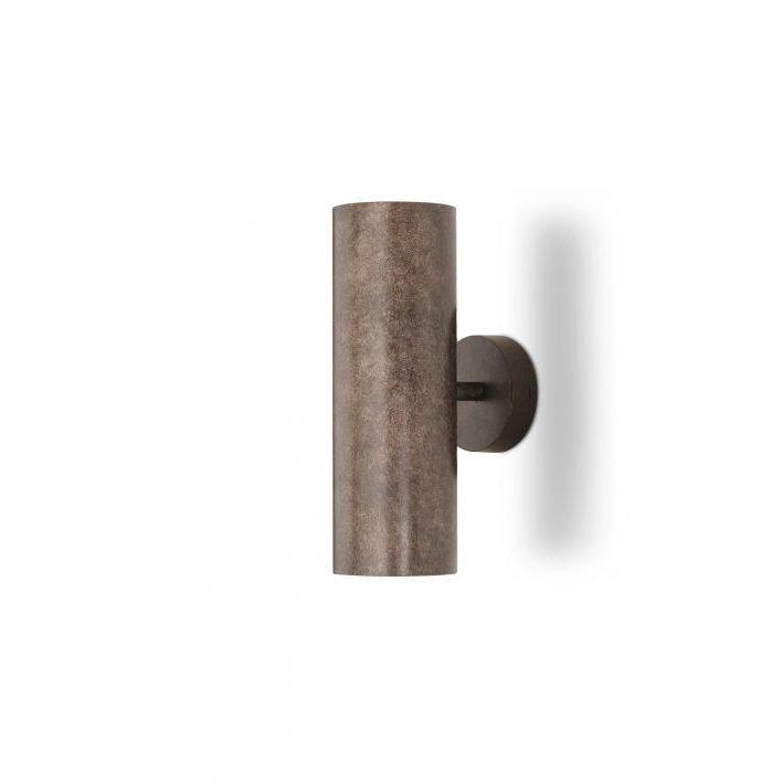 Pillar Bathroom Wall Light - Burnt Silver