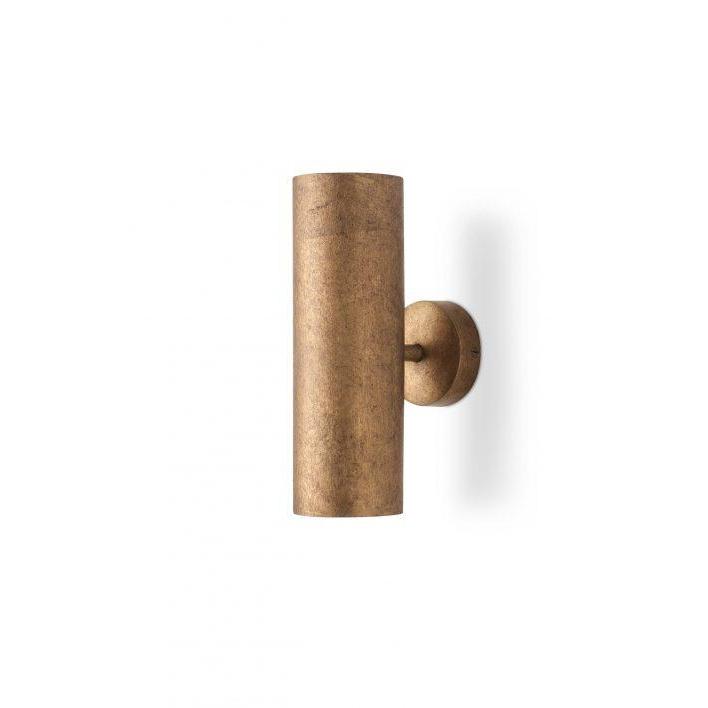 Pillar Bathroom Wall Light - French Brass
