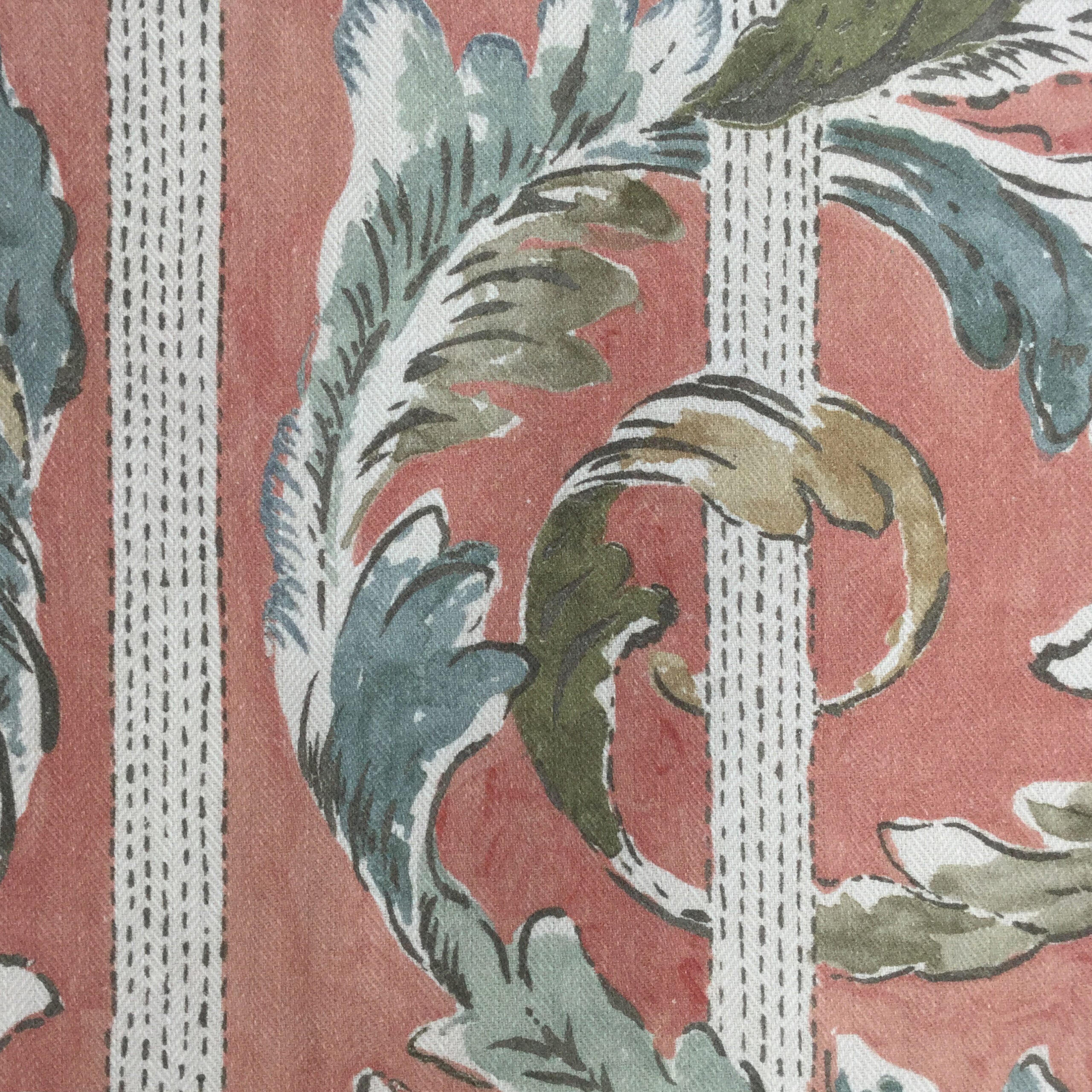 Scrolling Leaves - Red Earth