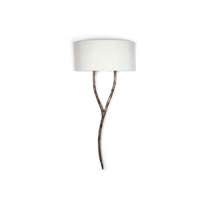 Yves Wall Light - Taper Right - Burnt Silver
