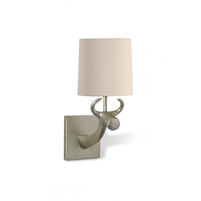 Cow Wall Light - Burnished Silver