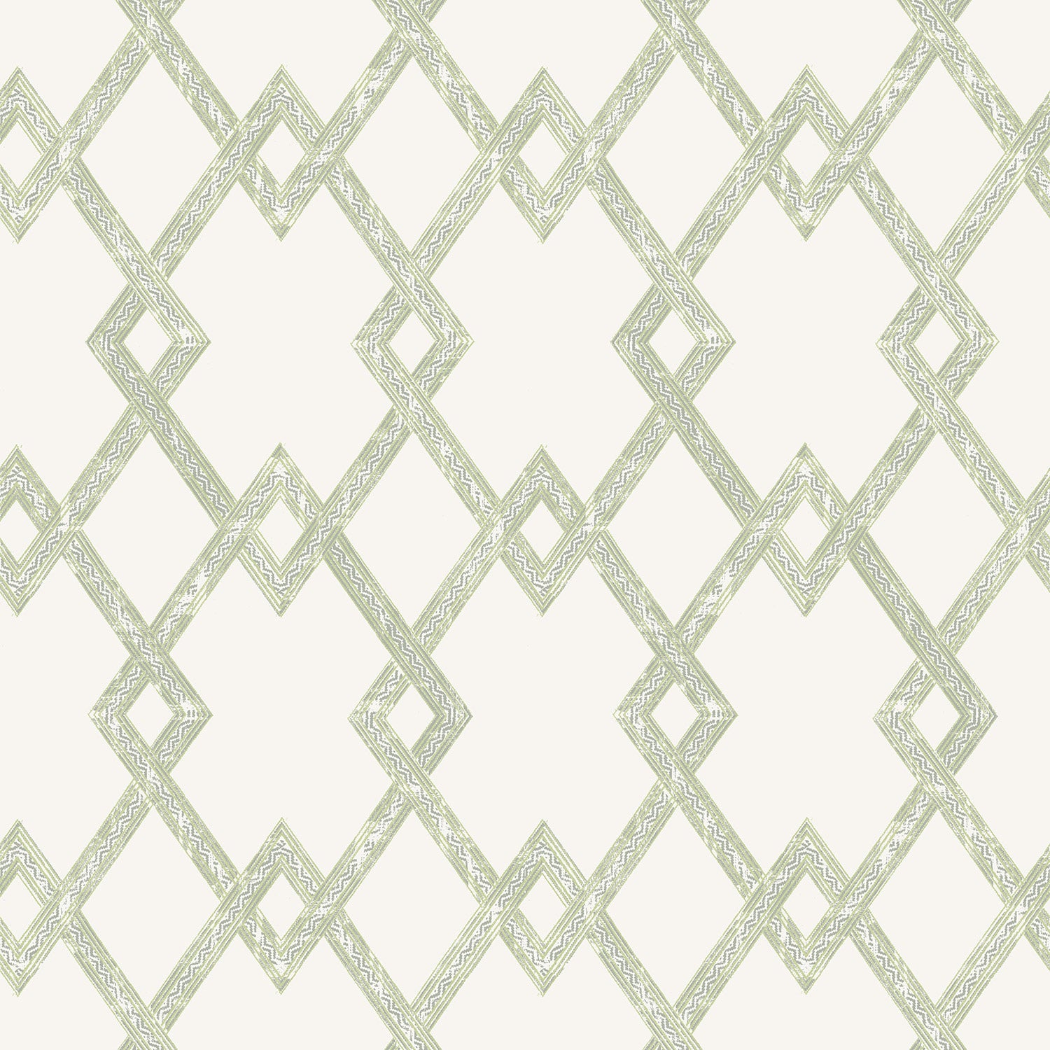 Treillage Wallpaper - Sage