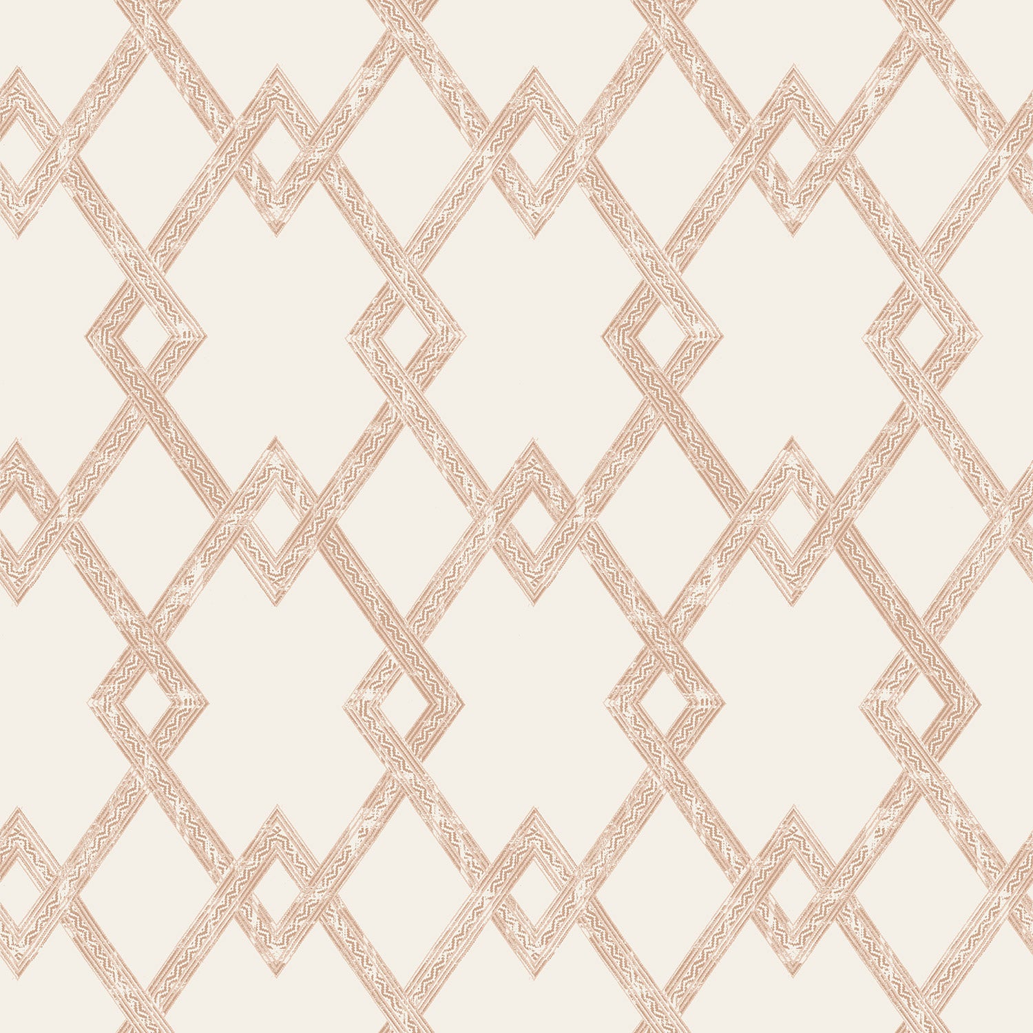 Treillage Wallpaper - Clay
