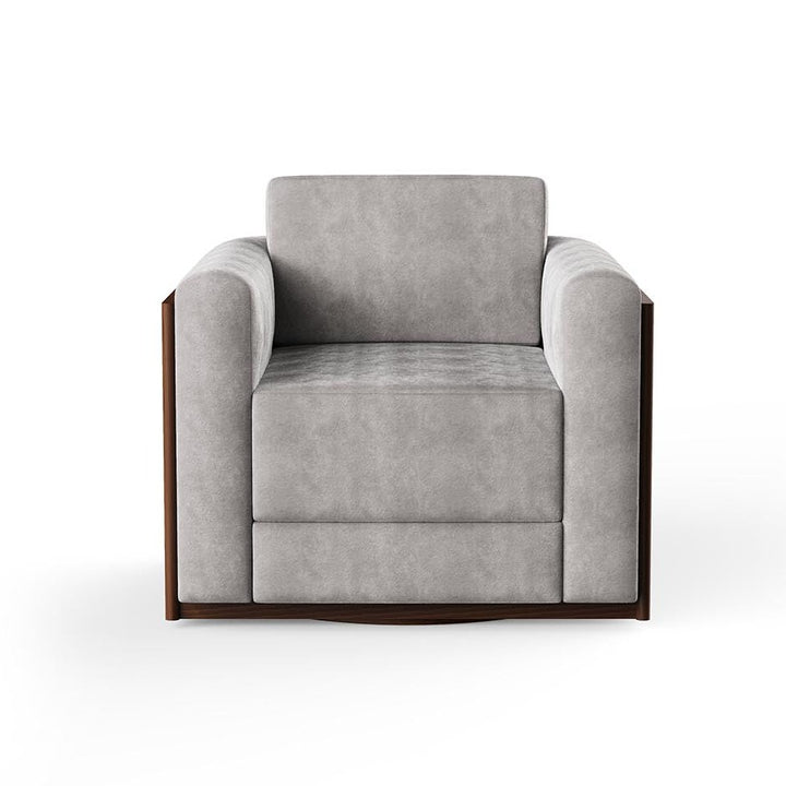Mari Swivel Lounge Chair and Ottoman