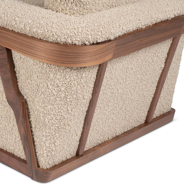 Mari Swivel Lounge Chair and Ottoman