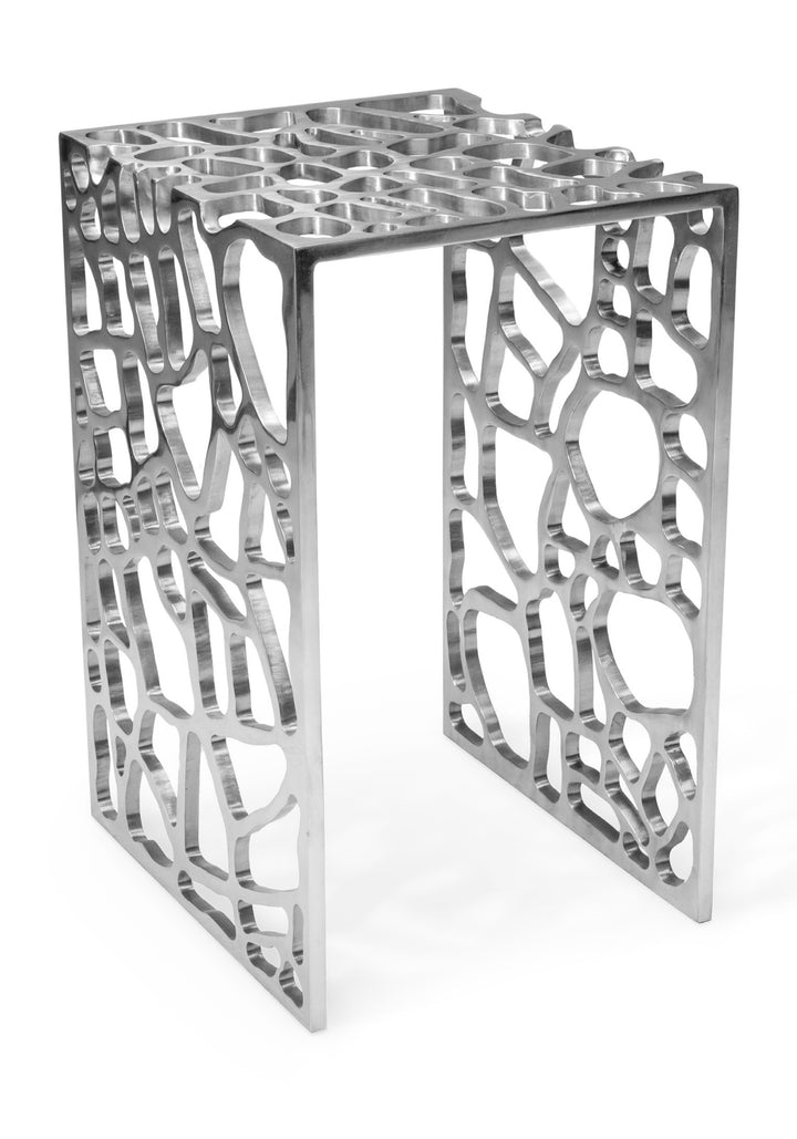 Una Side Table - Cast Aluminum