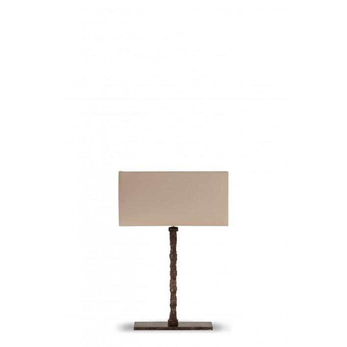 Small Static Lamp - Burnt Silver