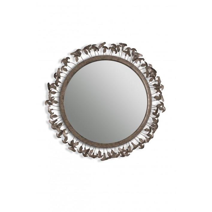 Mushroom Mirror - Mayan Silver