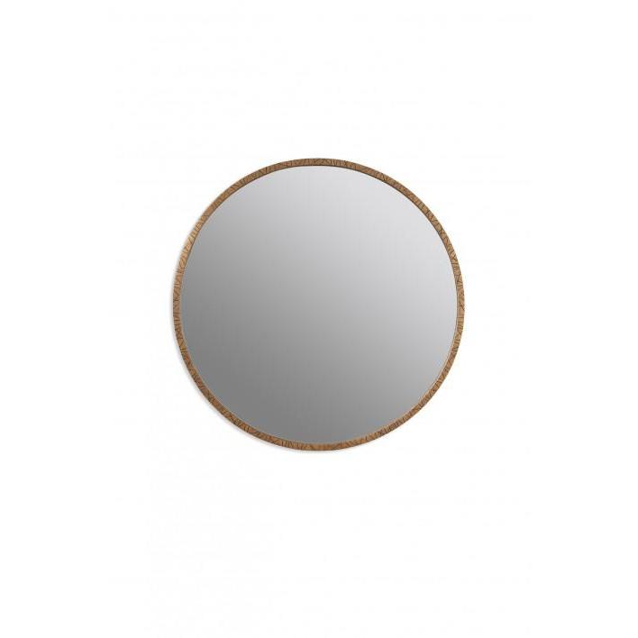 Runes Mirror - French Brass