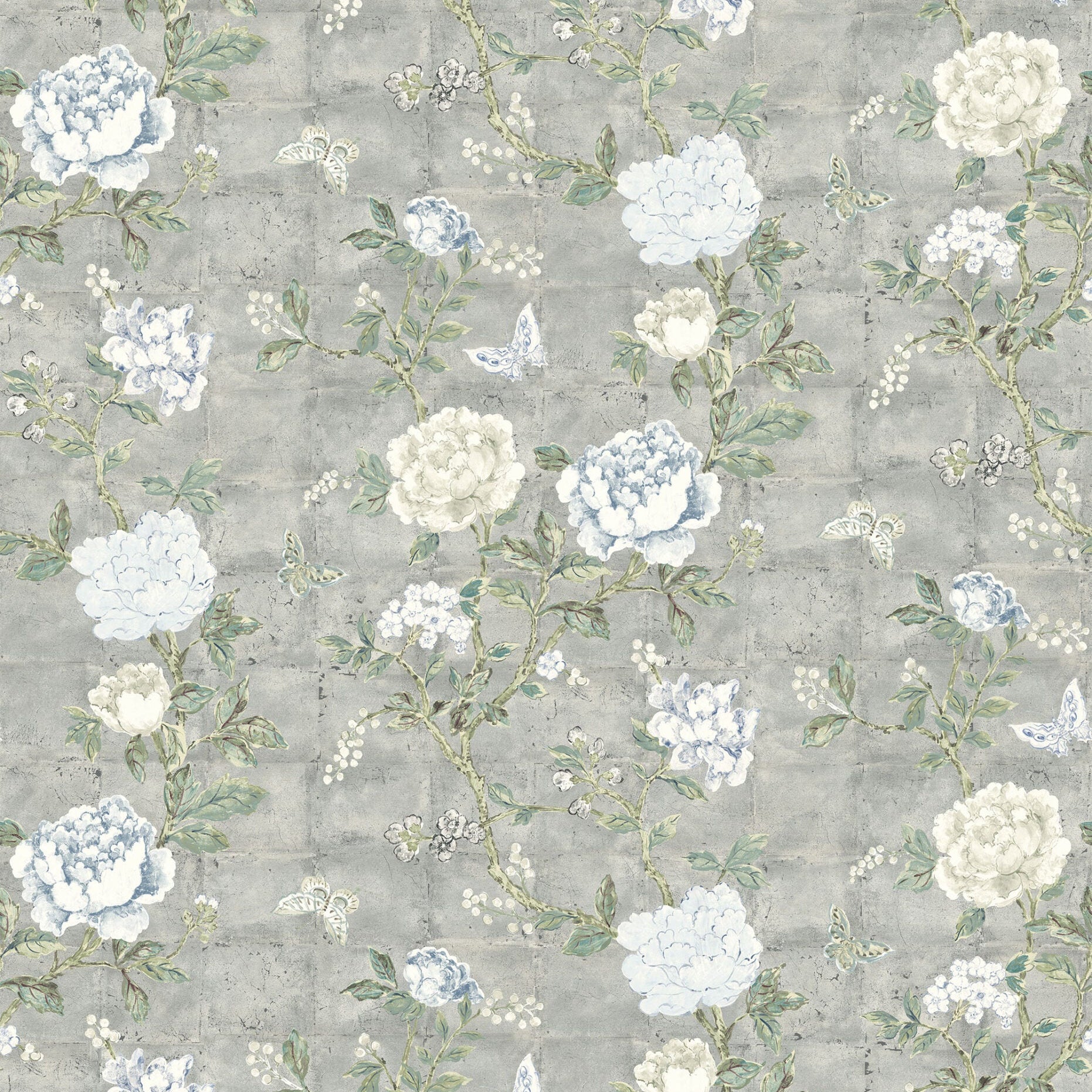 Nymphenburg Wallpaper - Silver