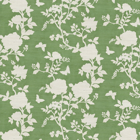 Pivoine Grasscloth - Green