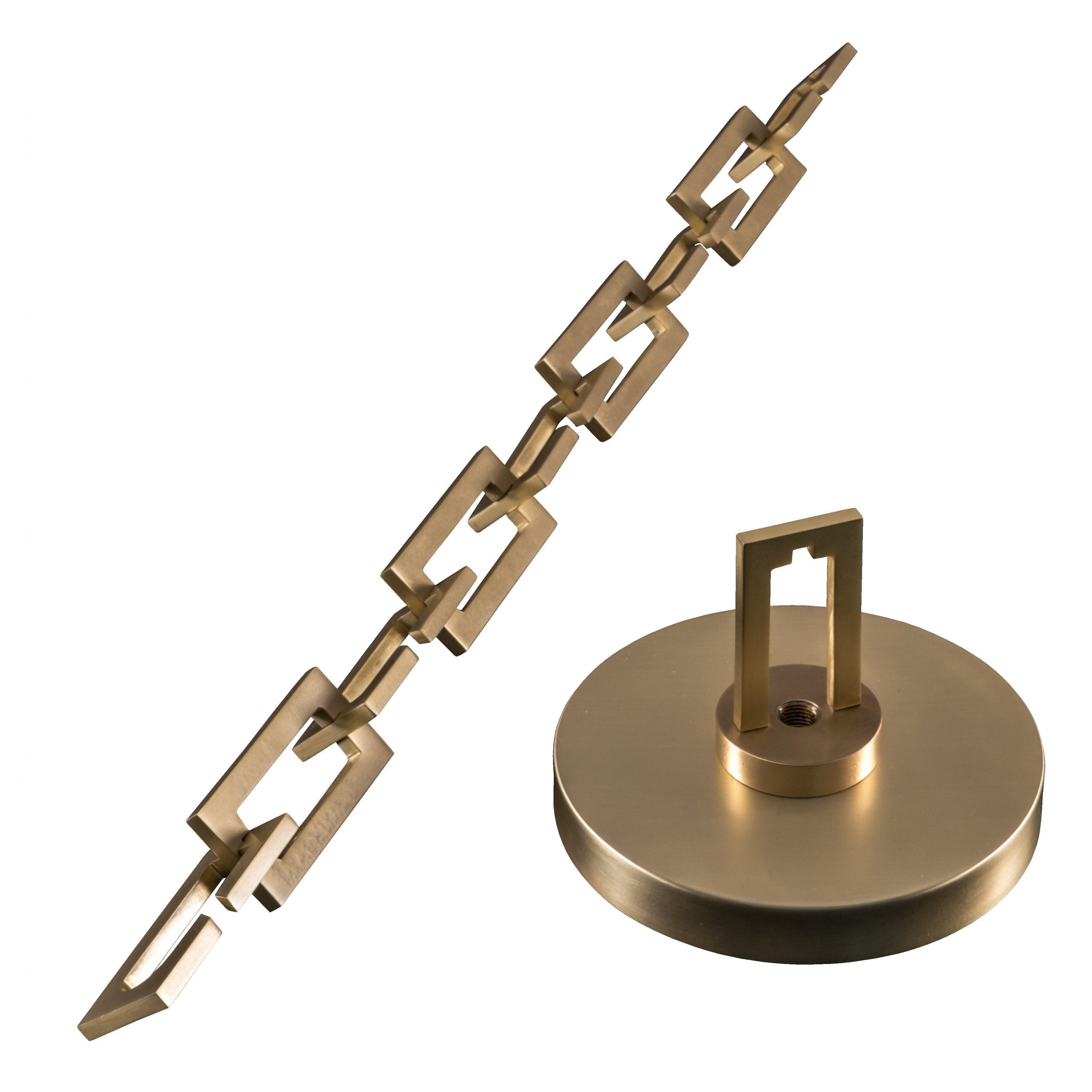 Lighting Finish - Satin Brass Hardware