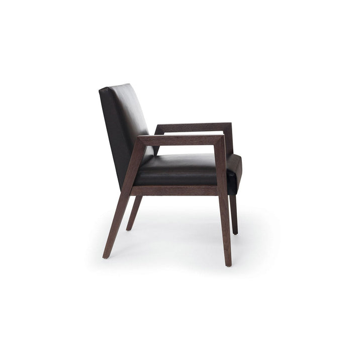 Reed Arm Chair Wood Arm