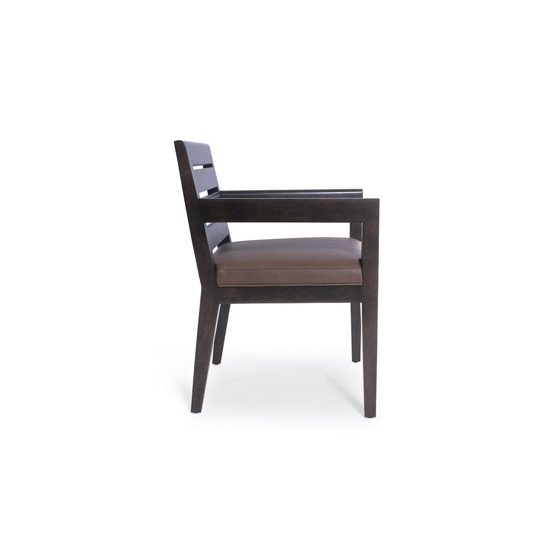 Undergraduate Arm Chair with Slat Back