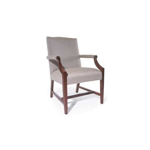 Traditional Vienna Arm Chair with Plain Back
