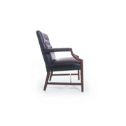 Traditional Vienna Arm Chair with Tufted Back